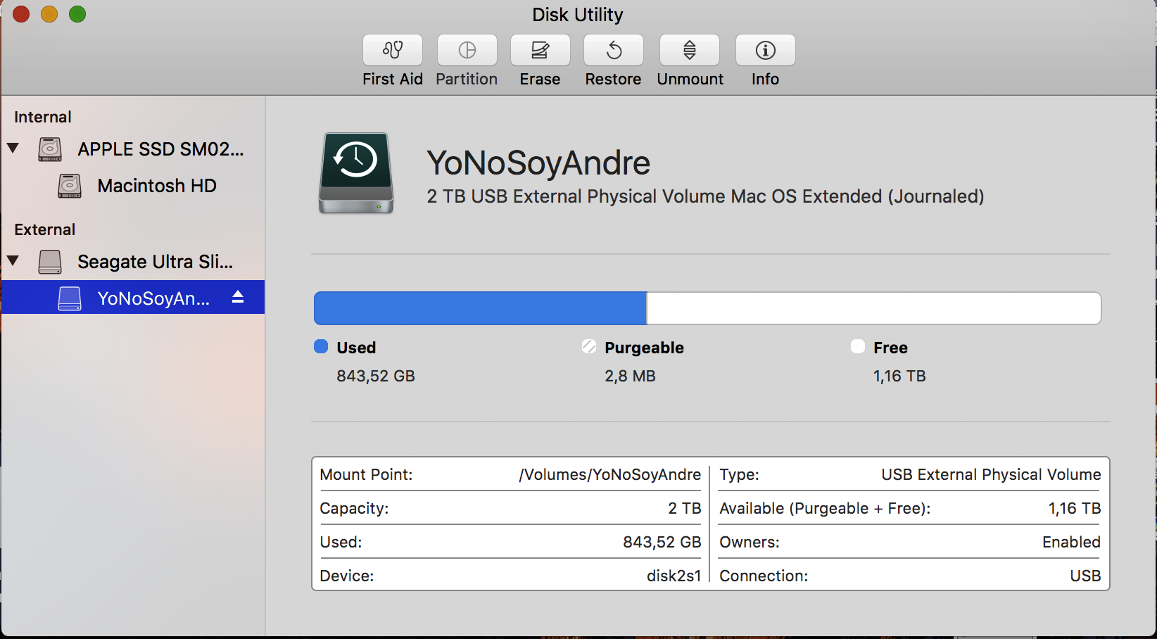 how to partition an external hard drive for mac